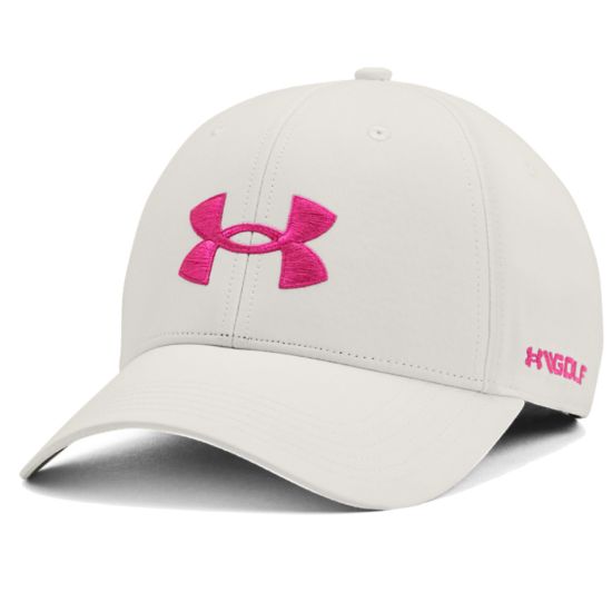 Under Armour Men's Golf96 Cap Grey Mist Front View