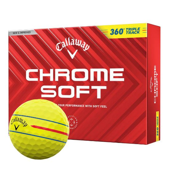 Picture of Callaway Chrome Soft 360 Triple Track Golf Balls
