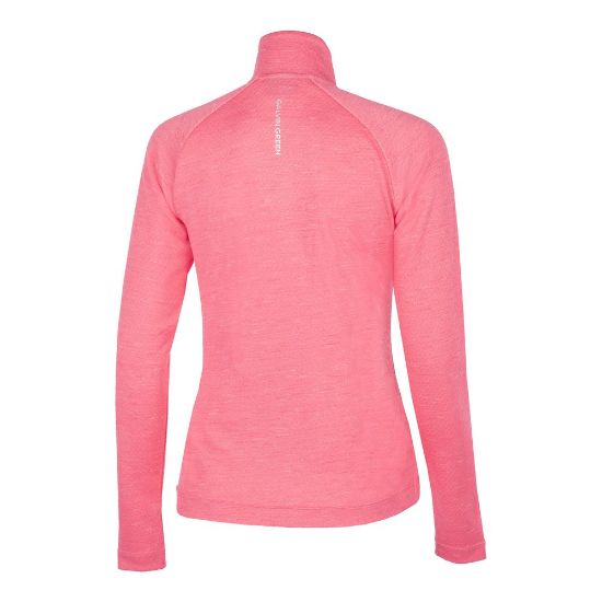 Galvin Green Ladies Diora Insula Rose Golf Midlayer Back View