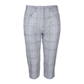 Glenmuir Ladies Phoebe Grey Golf Pedal Pushers Front View