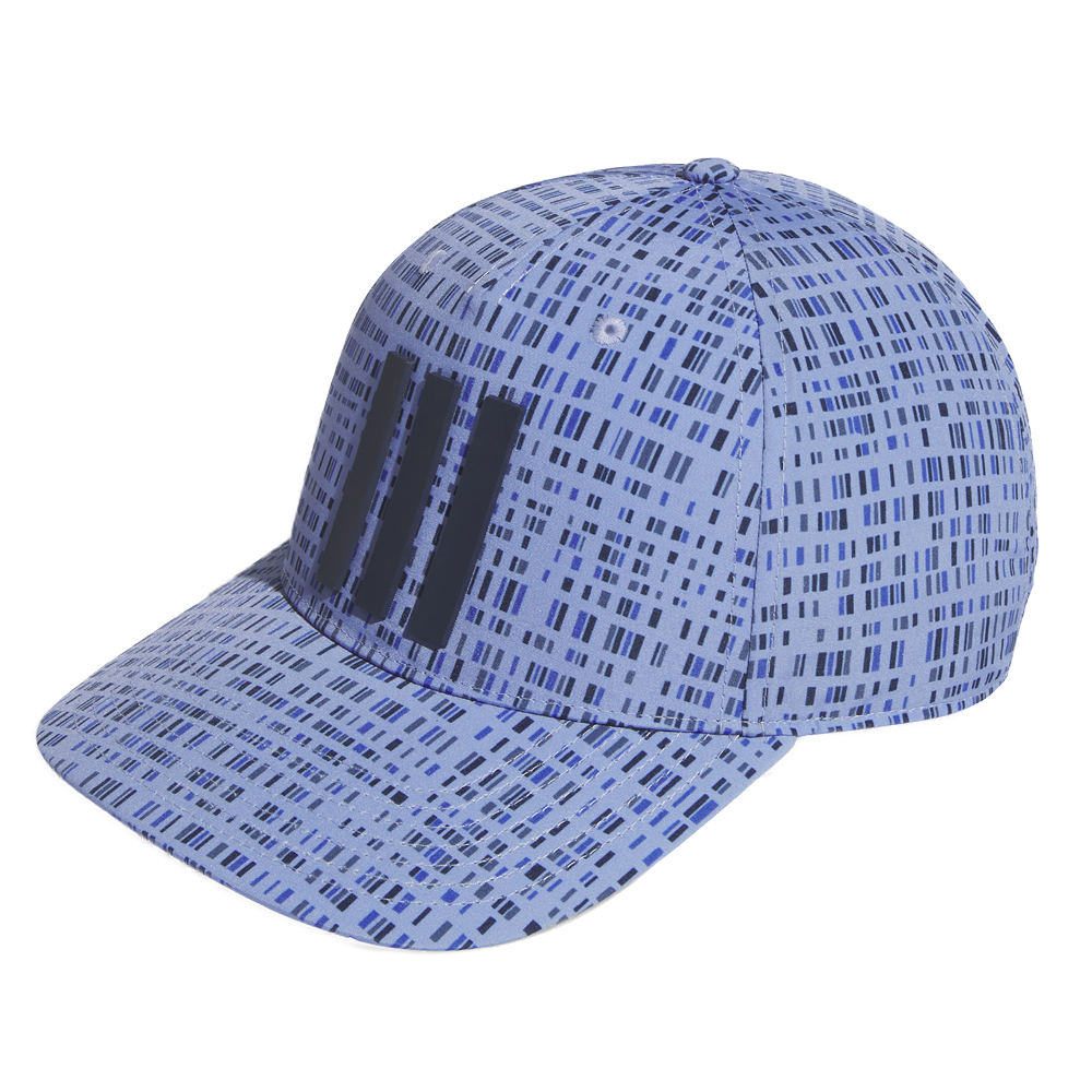 adidas Men's Tour 3 Stripe Print Golf Cap