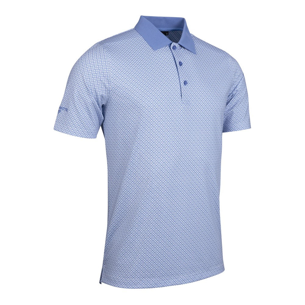 Glenmuir Men's Gullane 'G' Printed Golf Polo Shirt
