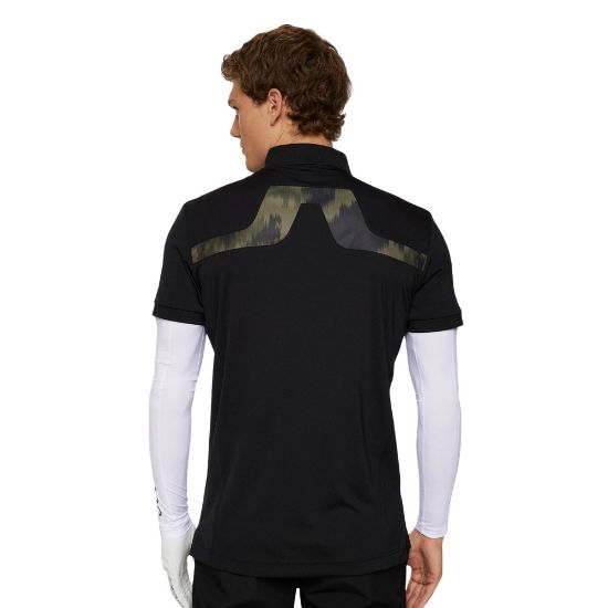 Picture of J.Lindeberg Men's KV Print Golf Polo Shirt Shirt