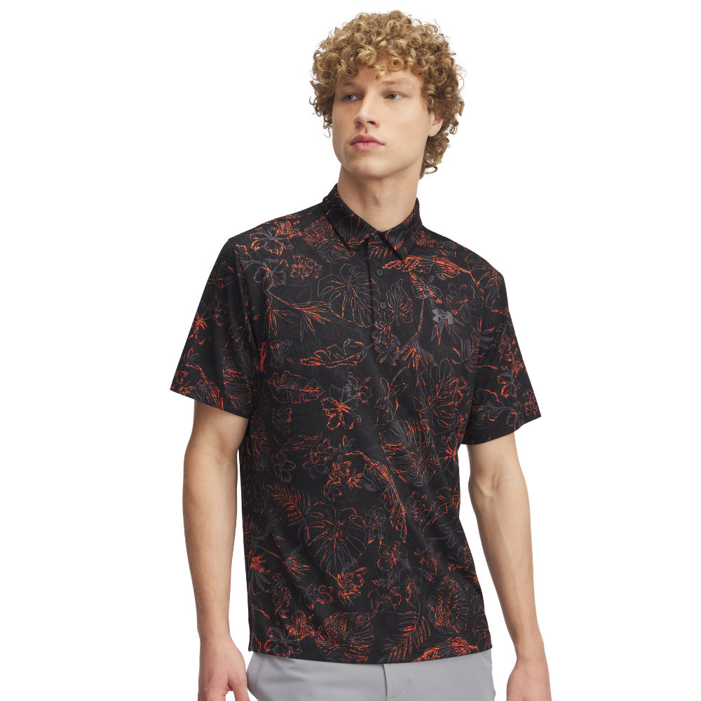 Under Armour Men's Playoff Printed 3.0 Golf Polo Shirt