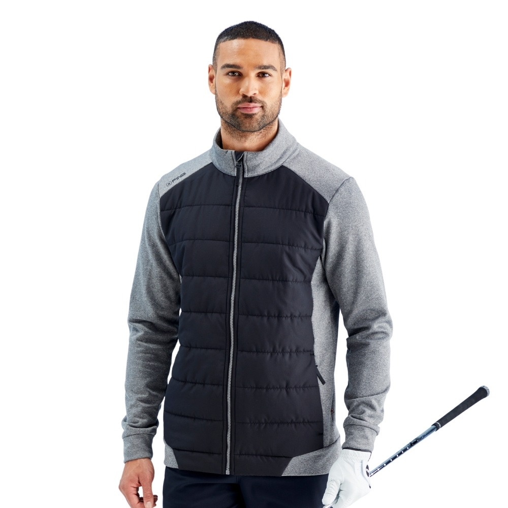 PING Men's Aiden Hybrid Fleece Golf Jacket