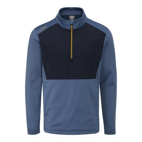 Picture of PING Men's Astbury Insulated Half Zip Fleece Golf Midlayer