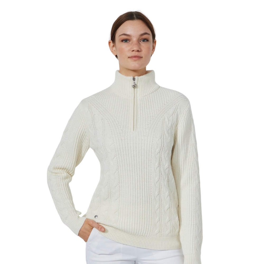 Daily Sports Ladies Cable Unlined Pullover Golf Sweater
