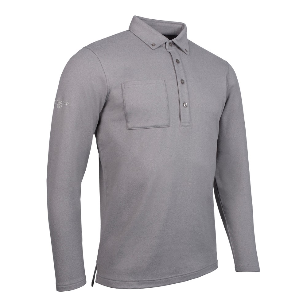 Glenmuir Men's Portree L/S Golf Polo Shirt