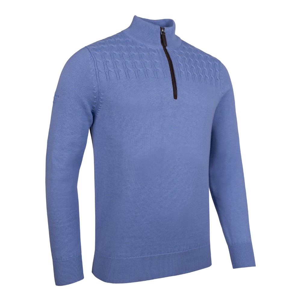 Glenmuir Men's Paisley Cotton Cashmere Golf Sweater