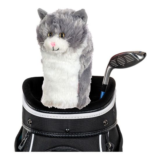 Picture of Daphne's Golf Headcover - Grey & White Cat