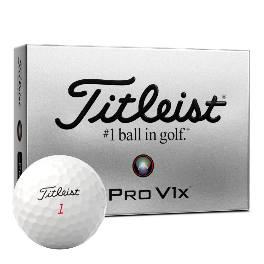 Titleist Pro V1x Left Dash Golf Balls - FREE Personalisation